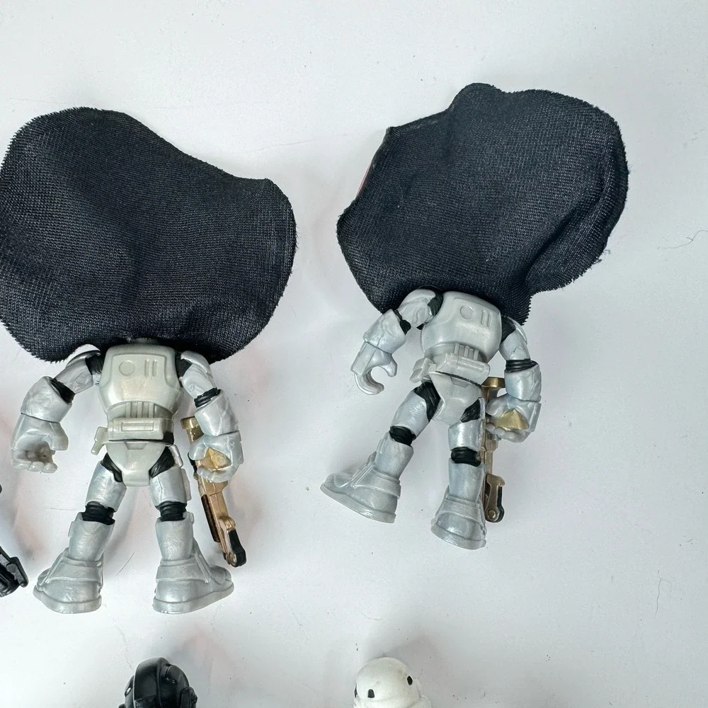 Lot 7 Fisher-Price Imaginext Star Wars Troopers Blasters Capes Hasbro Figures